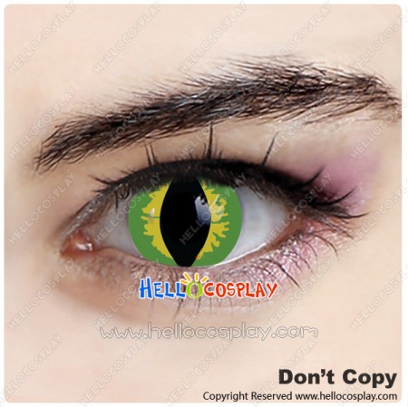 Dragon Eyes Cosplay Green Contact Lense