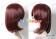 Red Brown 45cm Cosplay Straight Wig