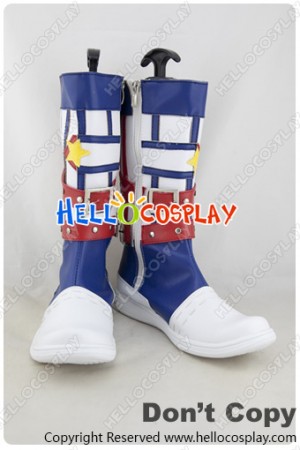 Vocaloid Cosplay Kagemine Len Navy Style Boots