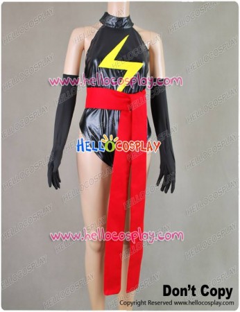 Captain Marvel Ms.Marvel Jumpsuit Cosplay Costume