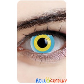 Blue Yellow Matryoshka Cosplay Contact Lense