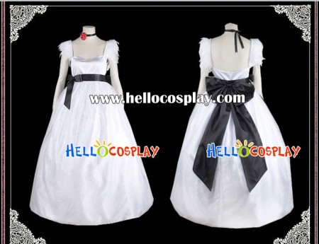Vocaloid 2 Cosplay Hatsune Miku Dress White