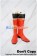 Tokusou Sentai Dekaranger Cosplay Red Boots New