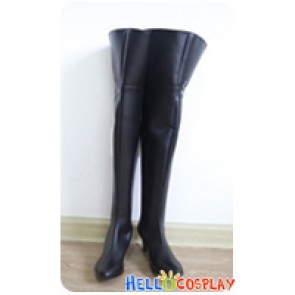 K-ON Cosplay Shoes Azusa Nakano Black Long Boots