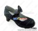 Black IW Charlotte Bow Strap Chunky Sweet Lolita Shoes