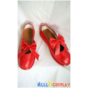 Cardcaptor Sakura Sakura Cosplay Shoes Red
