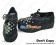 Suede Black And White Polka Dot Platform Punk Lolita Shoes