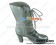 Silver Ruffle Lace Zipper Chunky Punk Lolita Boots