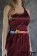 Party Cosplay Red Gem Ball Gown Formal Shoulder Dress Costume