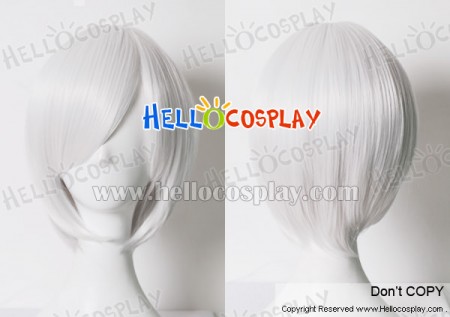 Silver White 007 Short Cosplay Wig