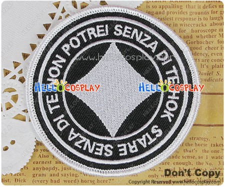 Amnesia Cosplay Toma Accessories Embroidery Badge