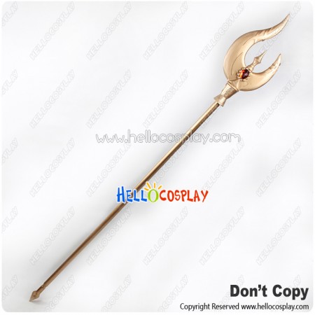 Magi: The Labyrinth of Magic Cosplay Sheba Shiba God Scepter Hand Staff Stick Weapon Prop