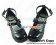 Matte Black Back Ruffle Strap Chunky Princess Lolita Shoes
