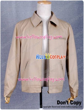 Smallville Clark Kent Cosplay Tan Beige Jacket Coat Costume