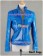 Smallville Supergirl Cosplay Blue Leather Jacket Shirt Costume