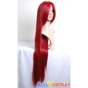 Wine Red Cosplay Long Wig