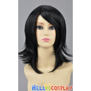 Black Layered Cosplay Short Wig