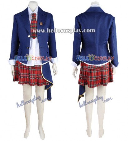 Katekyo Hitman Reborn Cosplay Haru Miura School Uniform