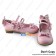 Princess Lolita Shoes Pink Sweet Bows Straps Low Chunky