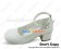 White Ruffle Ankle Strap Chunky Sweet Lolita Shoes