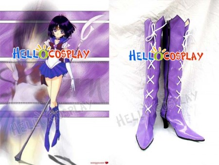 Sailor Moon Cosplay Tomoe Hotaru Sailor Saturn Boots
