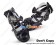 Matte Black Ruffle Bows Straps Chunky Princess Lolita Shoes