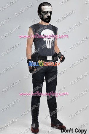 The Punisher And Punisher Frank Castle Cosplay Costume