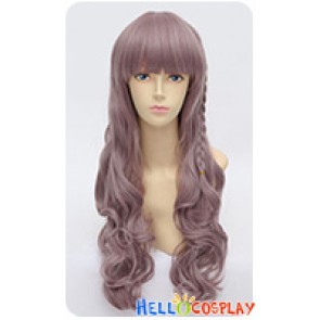 Wig Lolita Cosplay Long Curly Pigtail Taro Purple New Fashion Universal