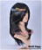 Black Cosplay Medium Curly Wig