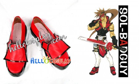 Guilty Gear XX Cosplay Sol Badguy Shoes