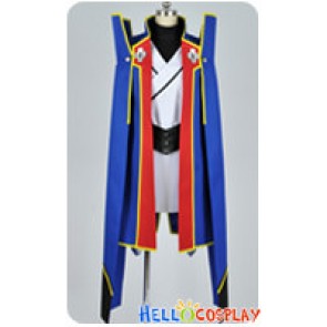 BlazBlue Cosplay Jin Kisaragi Blue Uniform Costume