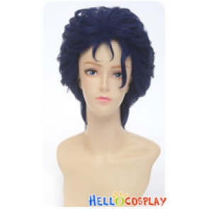 JoJo's Bizarre Adventure Cosplay Jotaro Kujo Wig Curly Short Dark Blue