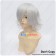 Wig 30CM Cosplay Layered Short Silver White Universal