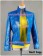 Smallville Supergirl Cosplay Blue Leather Jacket Shirt Costume