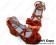 Wine Red Bow Many Straps Chunky Princess Lolita Shoes