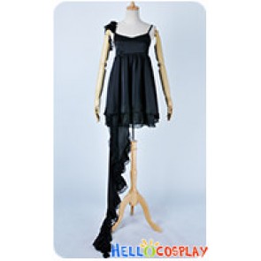 Vocaloid 2 Cosplay Deep Sea Girl Miku Black Fishtail Dress Costume