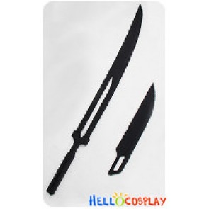 Bleach Cosplay Ichigo Kurosaki Zangetsu Double Broadswords Weapon Prop