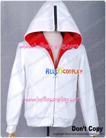 Assassin's Creed Desmond Miles Hoodie Costume White Jacket