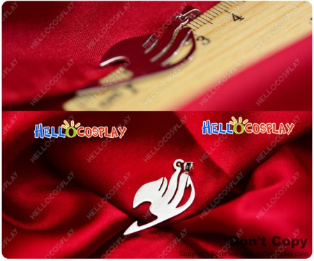 Fairy Tail Cosplay Guild Logo Silver Necklace Pendant