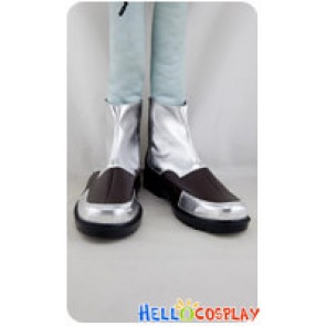 BlazBlue Cosplay Hazama Silver Brown Shoes