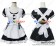 Angel Feather Cosplay Fantasy Sweet Black Maid Dress