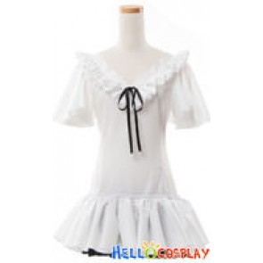 Vocaloid 2 Cosplay Hatsune Miku White Dress