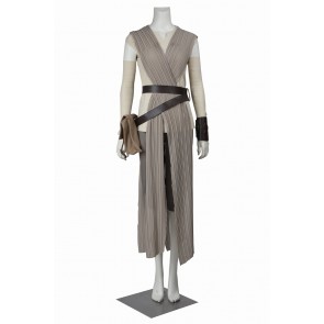 Star Wars The Force Awakens Rey Cosplay Costume Uniform