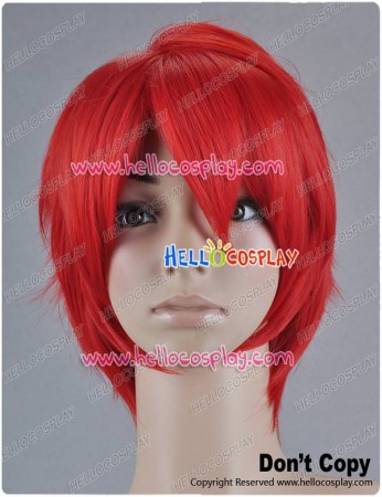 Red Short Cosplay Wig 008