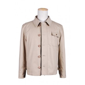 Smallville Clark Kent Cosplay Tan Button Beige Jacket Coat Costume