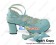 Blue Bow Thin Straps Chunky Sweet Lolita Shoes