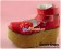 Mirror Red Thick Crossing Straps Platform Sweet Lolita Shoes