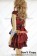 Party Cosplay Wine Red Cape Lady Sling Dress Uniform Costume