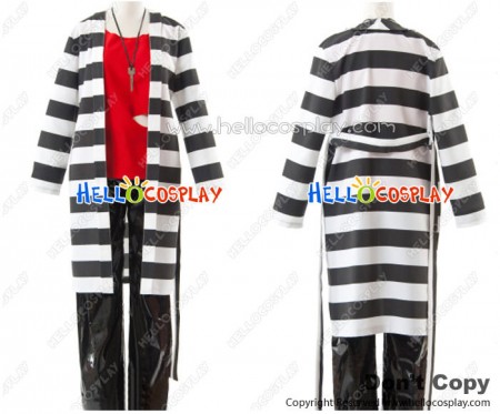 Lucky Dog 1 Cosplay Giulio Di Bondone Prisoner Costume PU Pants Ver