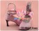 Pink Bow Strap Stiletto Princess Lolita Shoes